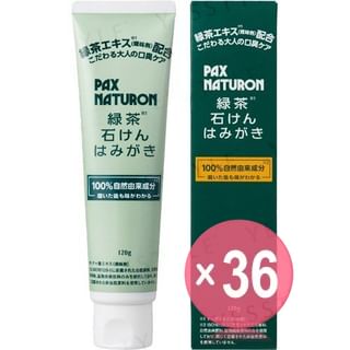 TAIYO YUSHI - Pax Naturon Green Tea Toothpaste (x36) (Bulk Box)