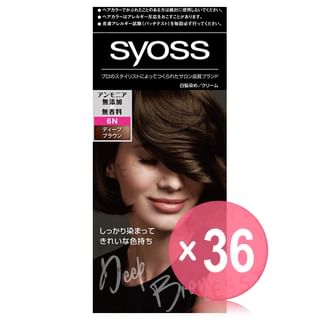 syoss - Hair Color 6N Deep Brown (x36) (Bulk Box)