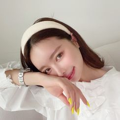 NANING9 - Wide Fleece Hair Band NANING9 - Wide Fleece Hair Band