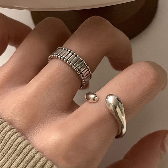 Fireflicka-Irregular Alloy Open Ring