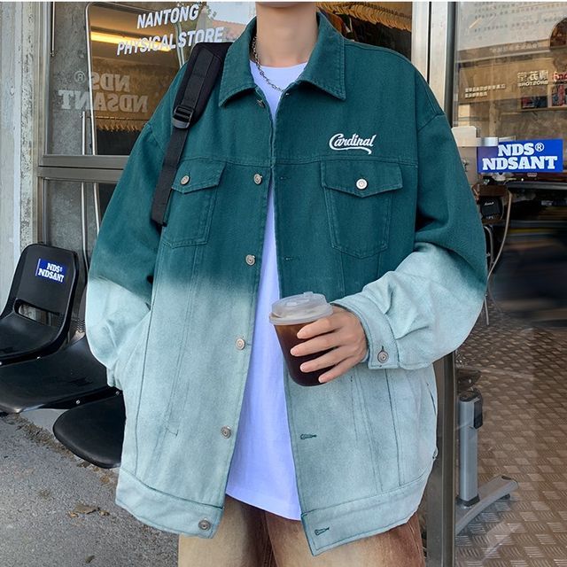 Gradient Denim Jacket