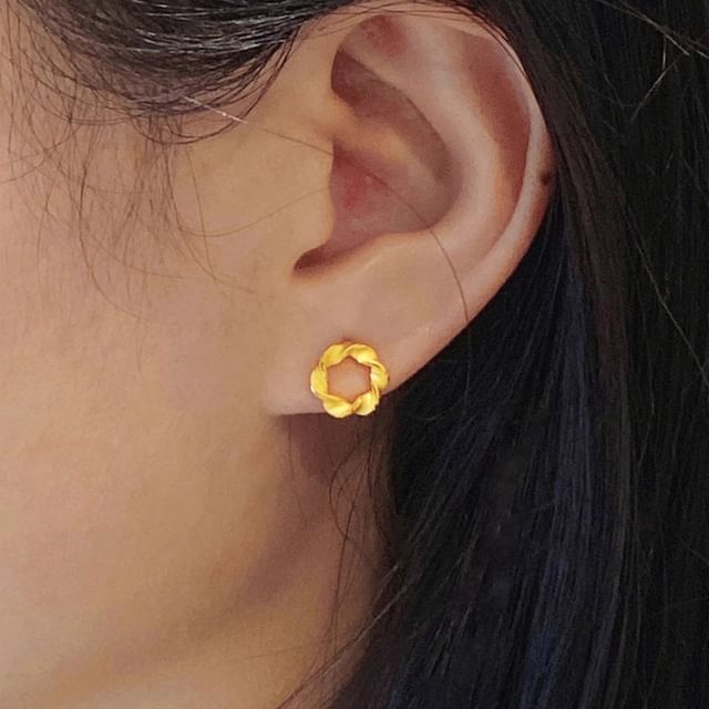 Seirios-Twist Stud Earring