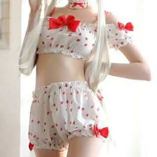 Sohma - Pajama Set: Strawberry Print 