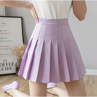 lilac a line skirt