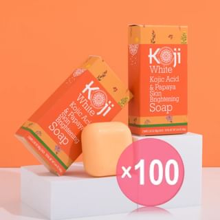 Koji White - Kojic Acid & Papaya Skin Brightening Soap (x100) (Bulk Box)