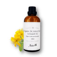 Aster Aroma - Organic St Johns Wort Infused Sunflower Oil