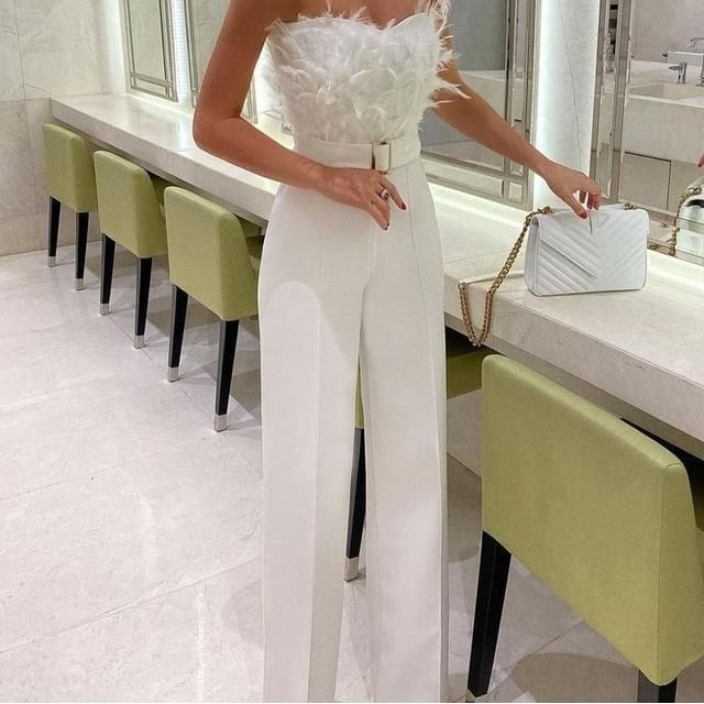 Buy Forever 21 Off White Full Length Jumpsuit for Women Online @ Tata CLiQ