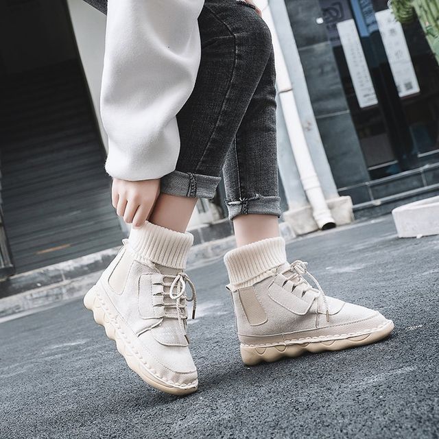Vindler-Lace-Up Short Boots