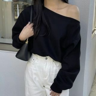 Jesong-Boat Neck Sweatshirt