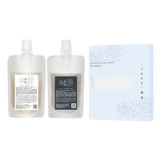 IKUE - Shampoo & Treatment Floral Travel Set