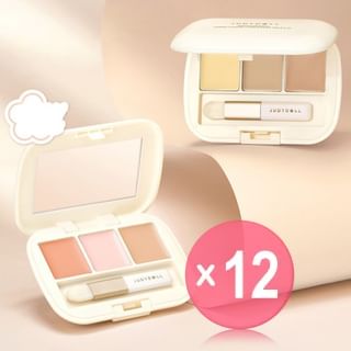 Judydoll - Three-Shades Concealer Palette - 2 Colors (x12) (Bulk Box)