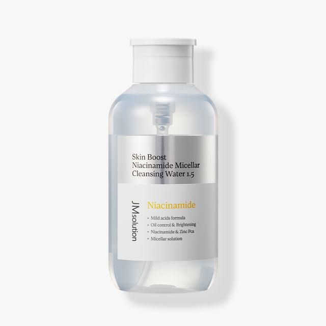 [JM SOLUNTION] JMSOLUTION SKIN BOOST NIACINAMIDE MICELLAR CLEANSING WATER 1.5