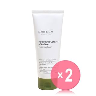 Mary&May - Houttuynia Cordata + Tea Tree Cleansing Foam 2pcs Bundle Set
