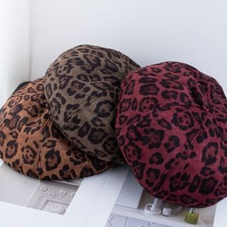 Raconteur-Leopard Print Beret