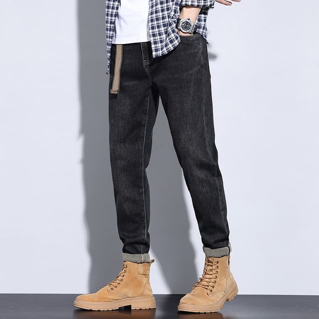 Nataro-Mid Rise Washed Slim Fit Jeans