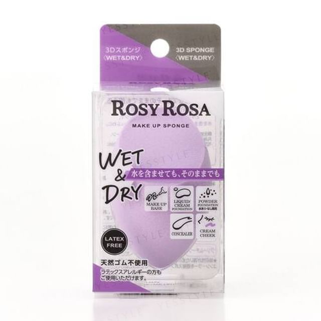 Chantilly-Rosy Rosa Makeup 3D Sponge Wet Dry