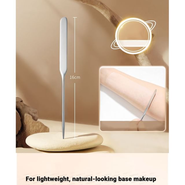 Lactacia-Set Espátula de Base de Acero InoxidablePaleta de Maquillaje