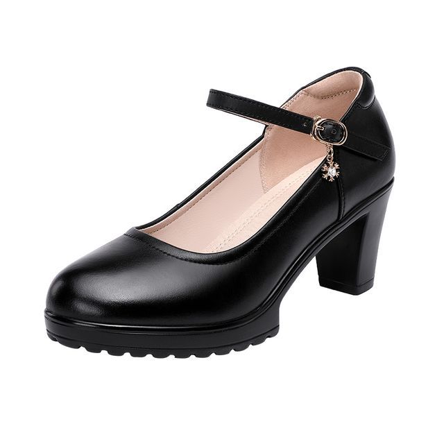 Freesia-High Heel Mary Jane Pumps