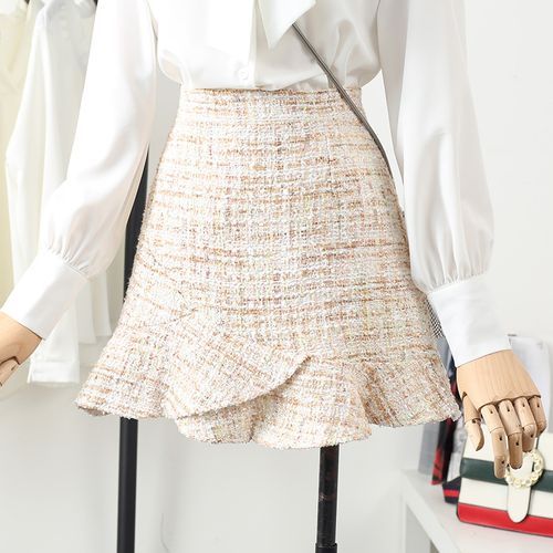 Tweed 2025 ruffle skirt