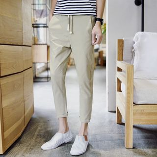 Masowild - Plain Tapered Pants | YesStyle