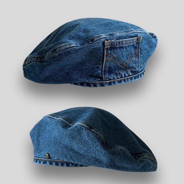 TAAK-Denim Beret Hat