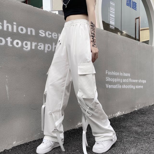 Sevilla - Wide-Leg Cargo Pants | YesStyle