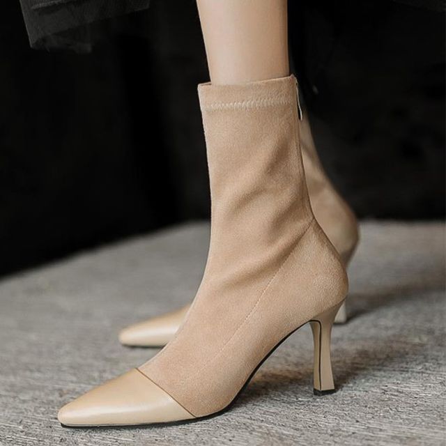 QQ Trend - High Heel Cap-Toe Pumps