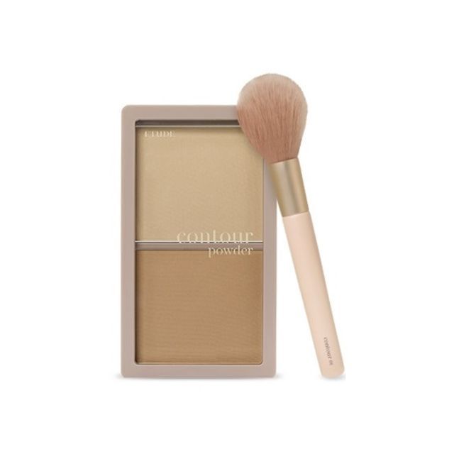 ETUDE Contour Powder And Brush Set 2 Types YesStyle