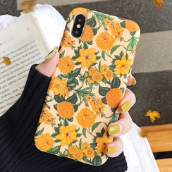 SIFFU - iPhone 6S / 6 Plus / 7 / 7 Plus / 8 / 8 Plus / X / XS / XS Max / XR - 花朵印花手机保护套 SIFFU - iPhone 6S / 6 Plus / 7 / 7 Plus / 8 / 8 Plus / X / XS / XS Max / XR - 花朵印花手机保护套