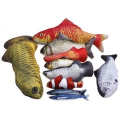 Dazzfur - 魚印花貓玩具 Dazzfur - 魚印花貓玩具