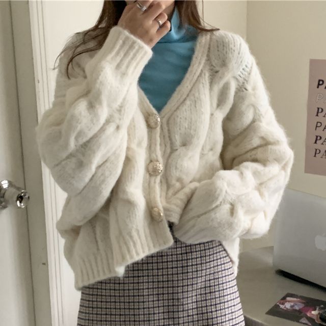 Westside Story - Cable Knit Cardigan 