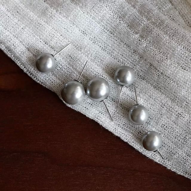 Dashiro-Faux Pearl Stud Earring