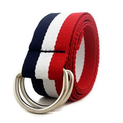 Coco Rush - Striped D-Ring Belt Coco Rush - Striped D-Ring Belt