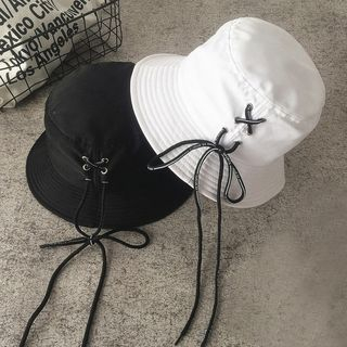 Pompabee - Lace Up Bucket Hat | YesStyle