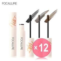 FOCALLURE - FLUFFMAX Brow Mascara/Brow Gel - 4 Colors (x12) (Bulk Box)