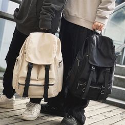 SUNMAN - Plain Multi-Section Backpack SUNMAN - Plain Multi-Section Backpack