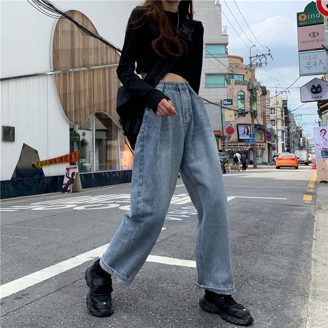 Astarte - High Waist Wide-Leg Jeans 