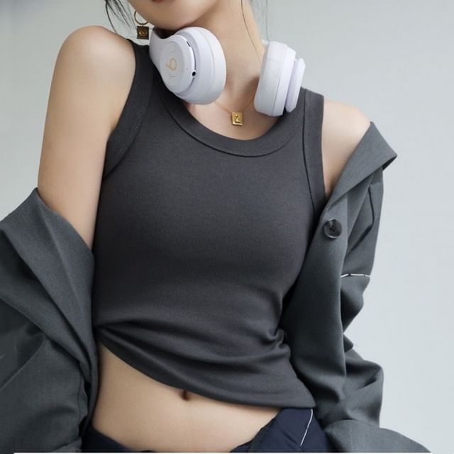KUMI-Plain Tank Top