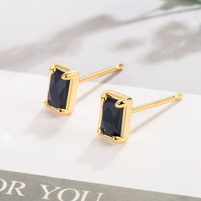 Forainer-Gemstone Stud Earring