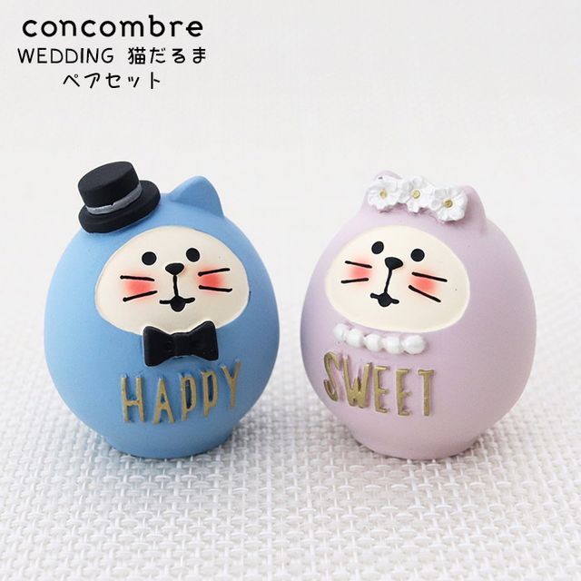 DECOLE CORPORATION-Wedding Dharma Cat Set