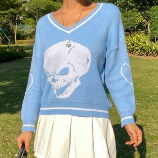 Cincine - Skull Jacquard Sweater