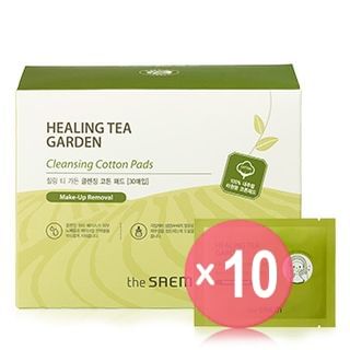 The Saem - Healing Tea Garden Cleansing Cotton Pads (x10) (Bulk Box)
