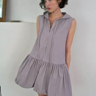 FROMBEGINNING Hoodie Bubble Minidress Sale