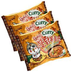 Grainee Foods - 三养咖哩超辣鸡肉拌面 (3包) Grainee Foods - 三养咖哩超辣鸡肉拌面 (3包)