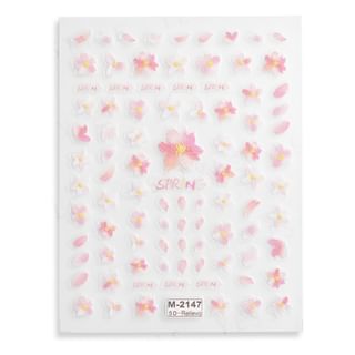 MEKO - Embossed Nail Stickers Sakura