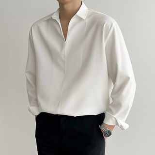 VEAZ - Long-Sleeve Open-Placket Shirt | YesStyle