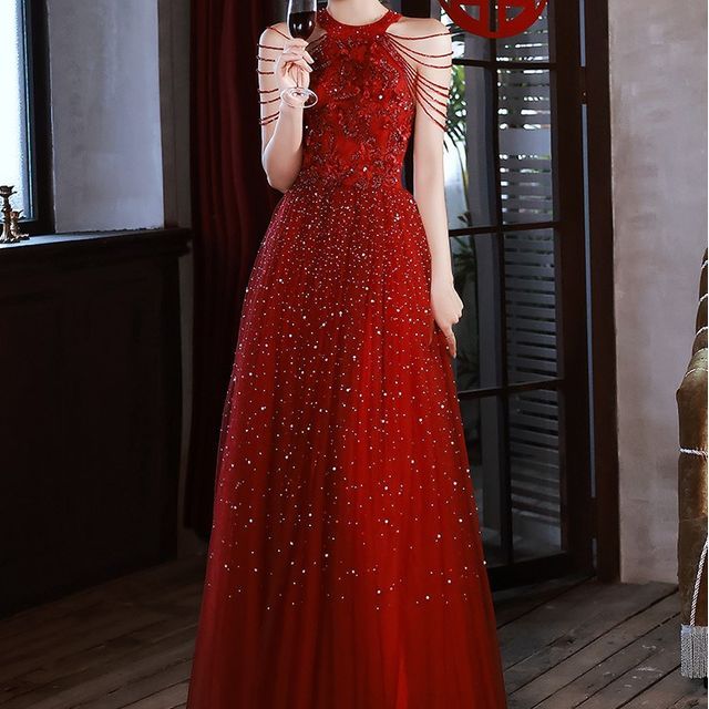 Fioridi - Glitter A-Line Evening Gown | YesStyle