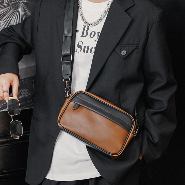 BagBuzz-Faux Leather Crossbody Bag