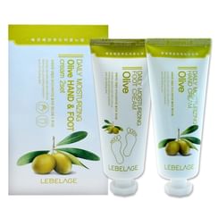 LEBELAGE - Daily Moisturizing Olive Hand & Foot Cream Set