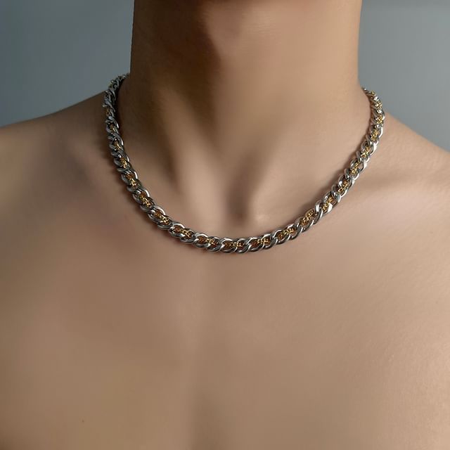 Lilafey-Two Tone Layered Necklace